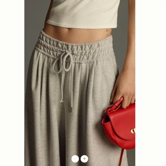 Anthropologie Maeve Weekender XL Wide-Leg Sweatpants - Picture 5 of 5